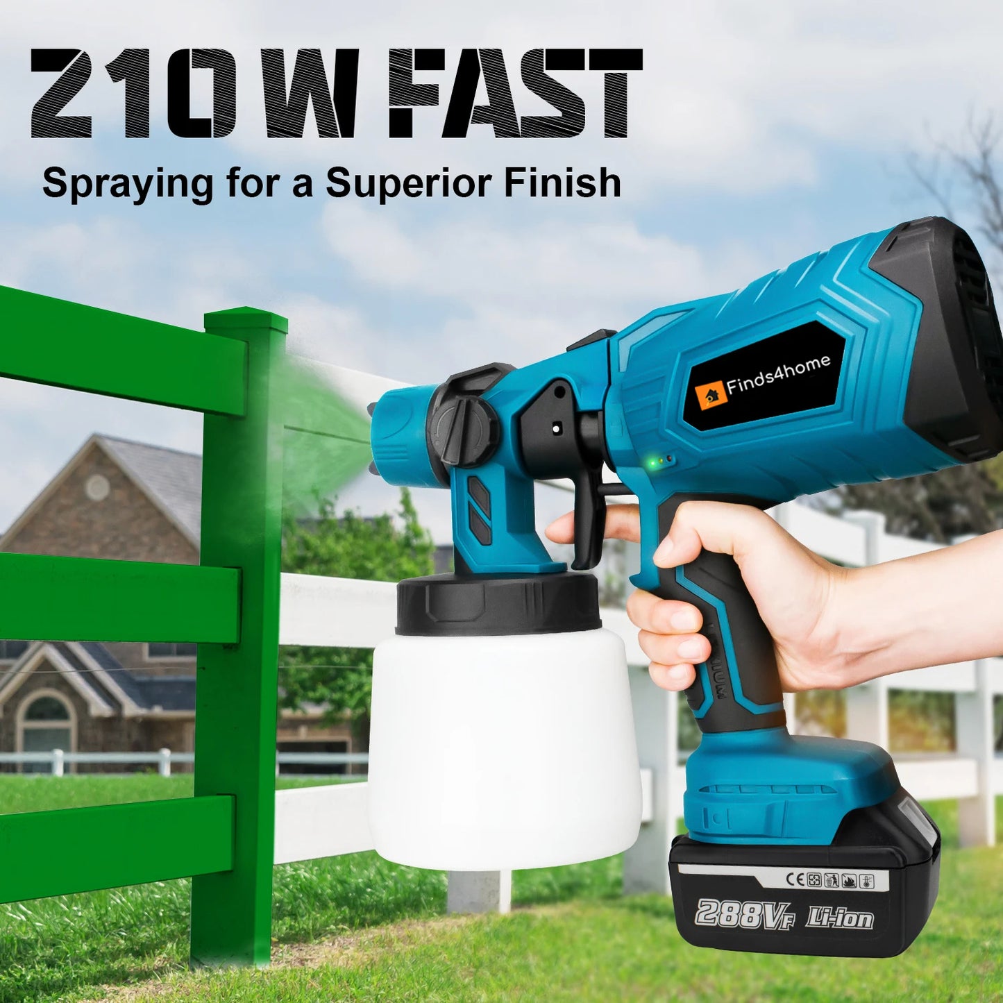 Finds4home™ High-pressure Cordless Paint Sprayer